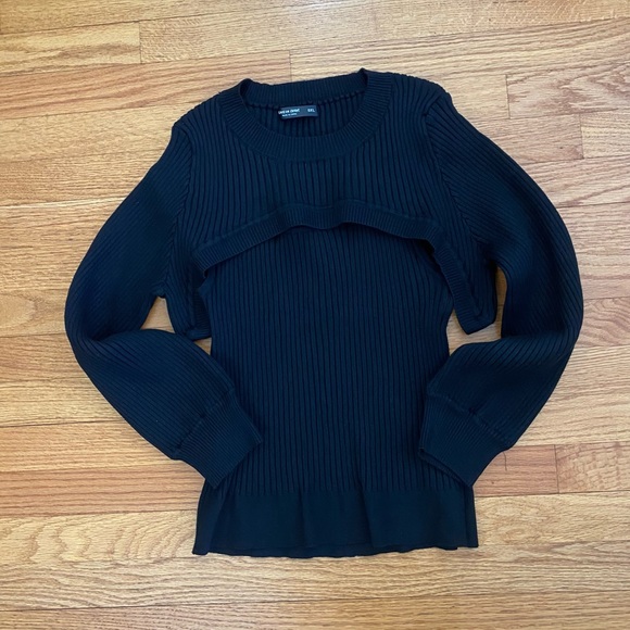 SHEIN Sweaters - NWOT Shein two piece ribbed cropped sweater with tank, 0XL (12)